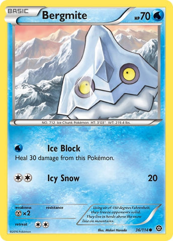Image for Bergmite (36/114) [XY - Steam Siege]