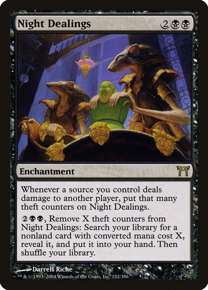 Image for Night Dealings (132) [Champions of Kamigawa]