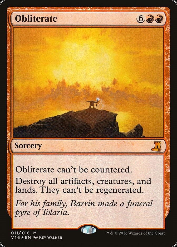 Image for Obliterate (11) [From the Vault: Lore]