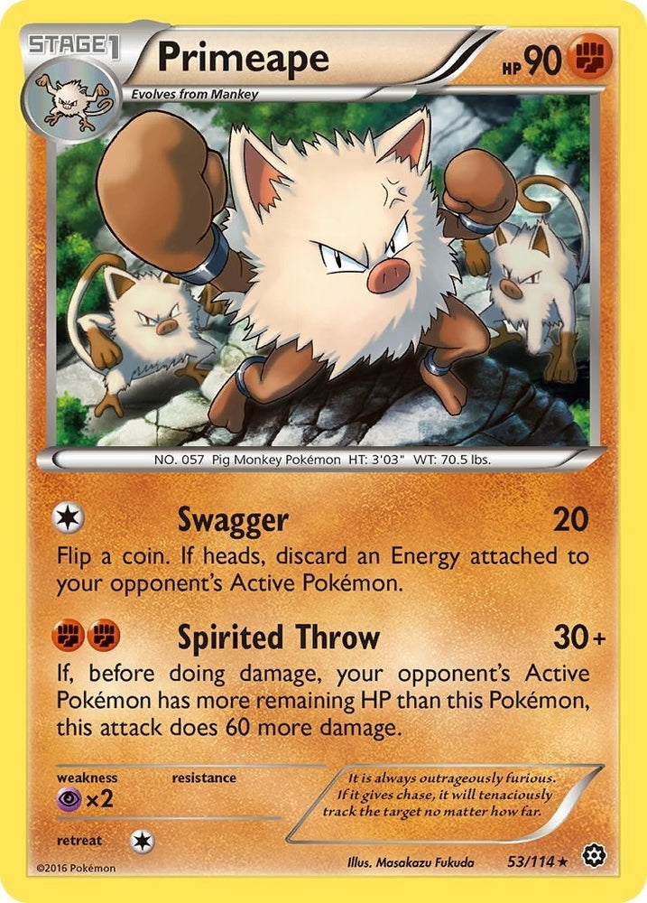 Image for Primeape (53/114) [XY - Steam Siege]