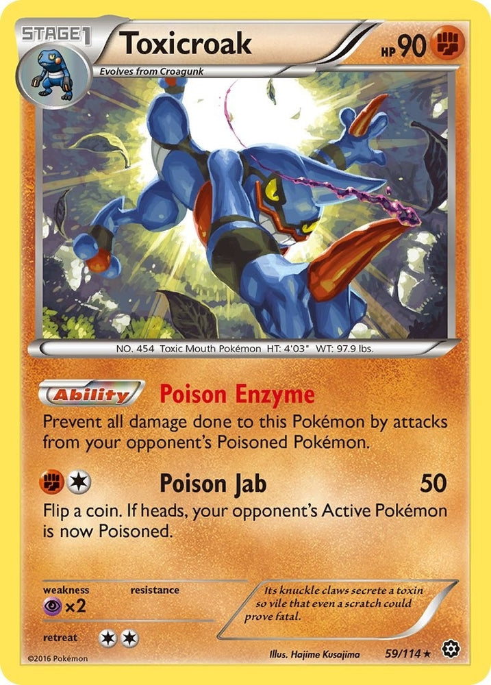 Image for Toxicroak (59/114) [XY - Steam Siege]