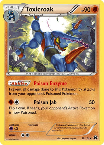 Image for Toxicroak (59/114) [XY - Steam Siege]