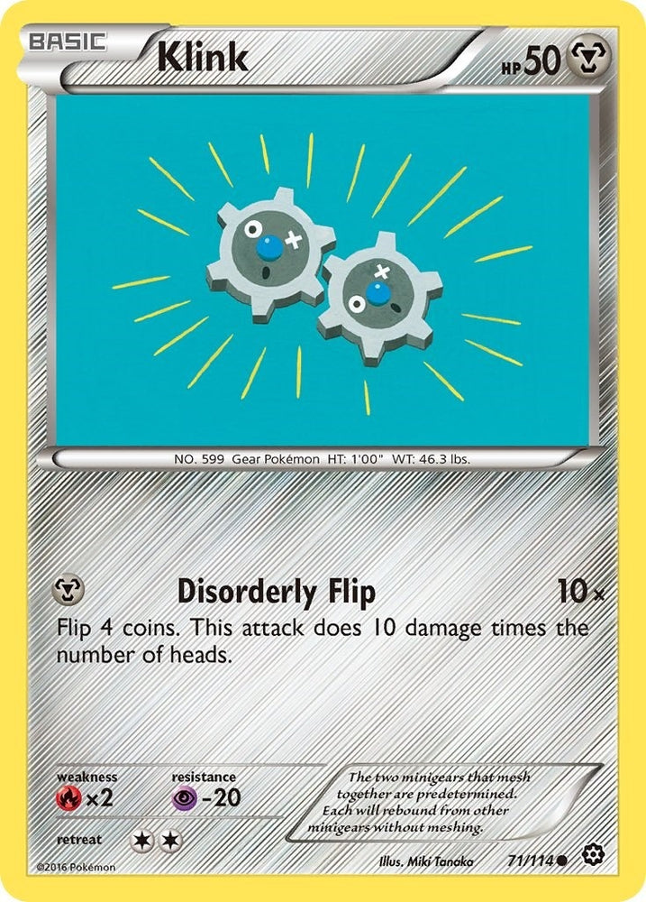 Image for Klink (71/114) [XY - Steam Siege]
