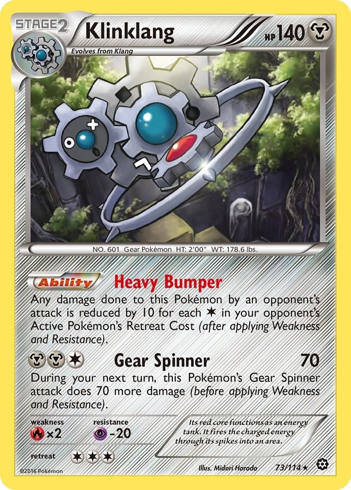 Image for Klinklang (73/114) [XY - Steam Siege]