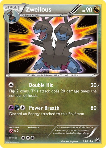 Image for Zweilous (85/114) [XY - Steam Siege]