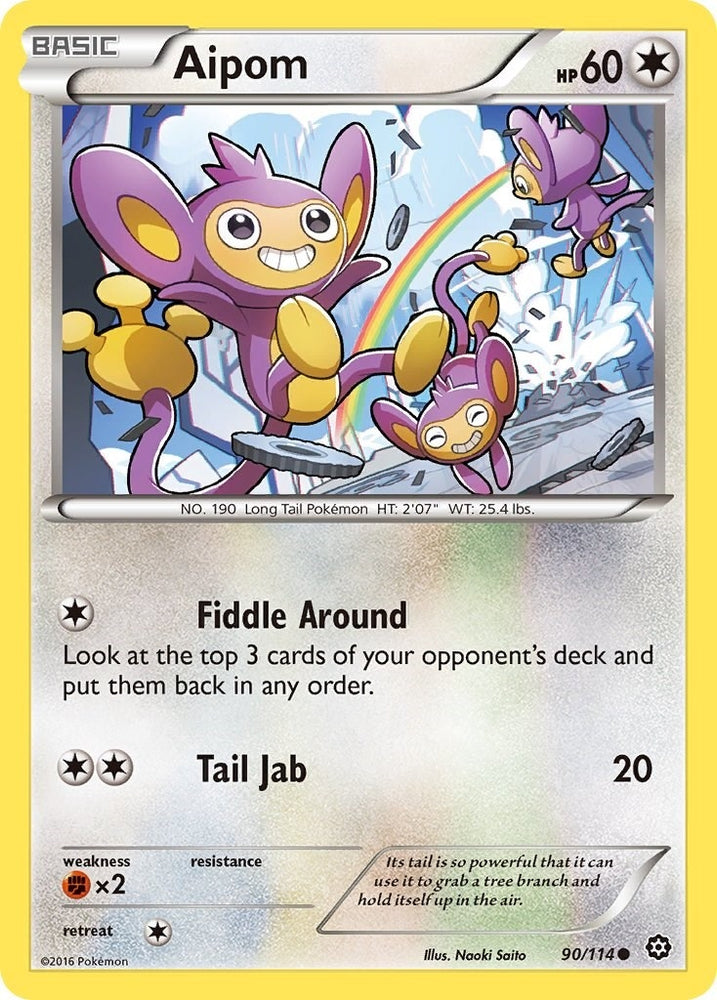 Image for Aipom (90/114) [XY - Steam Siege]