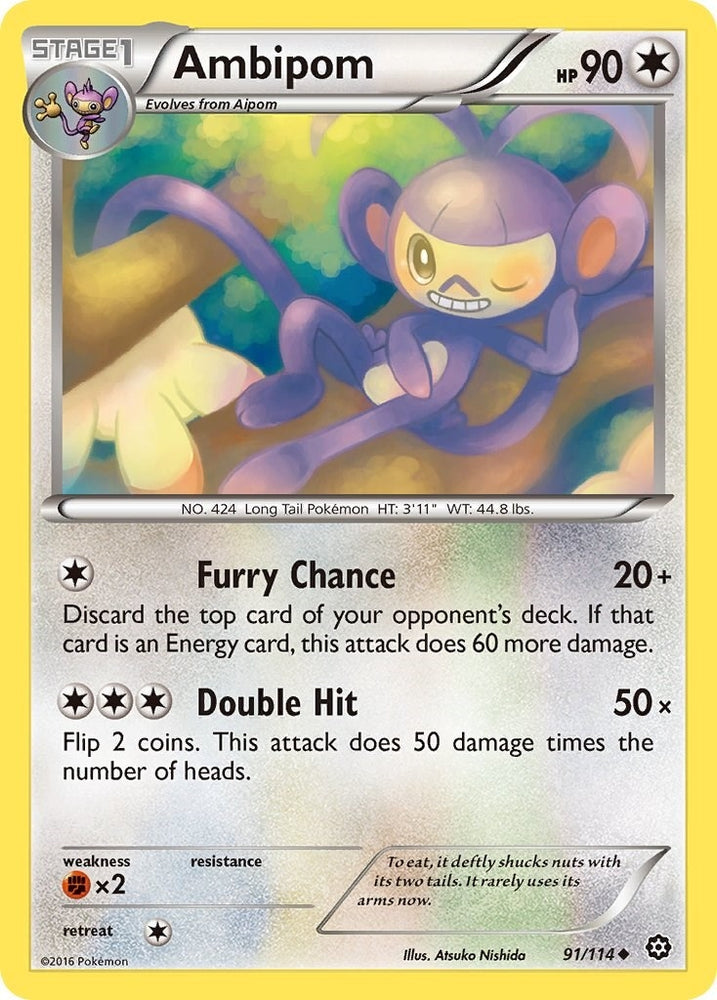 Image for Ambipom (91/114) [XY - Steam Siege]