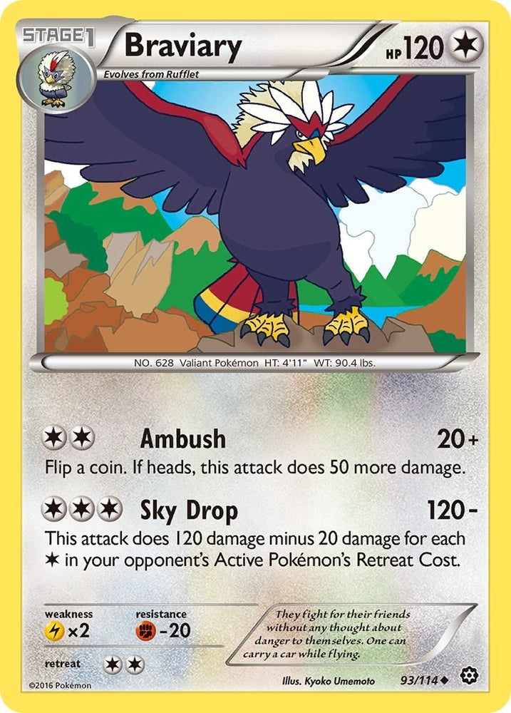 Image for Braviary (93/114) [XY - Steam Siege]