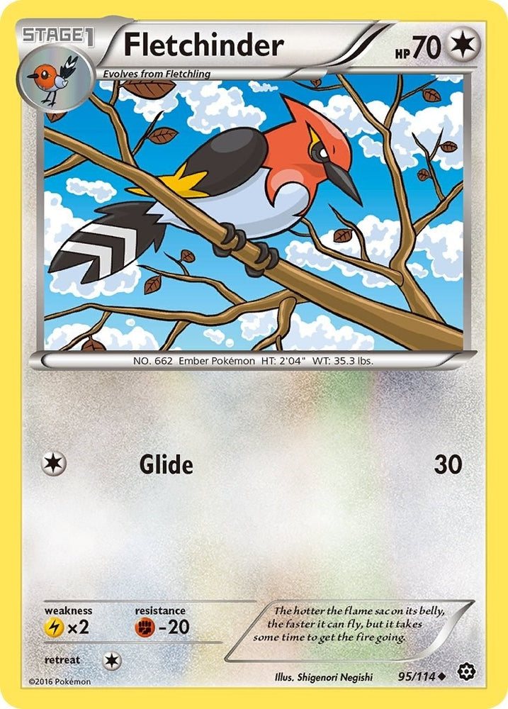 Image for Fletchinder (95/114) [XY - Steam Siege]