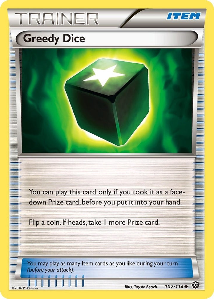 Image for Greedy Dice (102/114) [XY - Steam Siege]