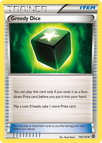 Image for Greedy Dice (102/114) [XY - Steam Siege]