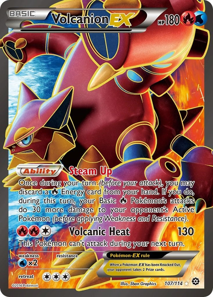 Image for Volcanion EX (Full Art) (107/114) [XY - Steam Siege]