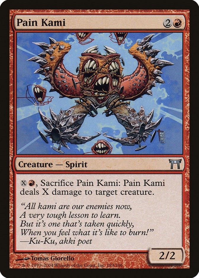 Image for Pain Kami (183) [Champions of Kamigawa]