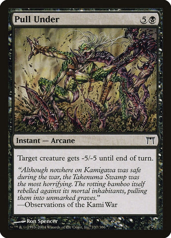 Image for Pull Under (137) [Champions of Kamigawa]