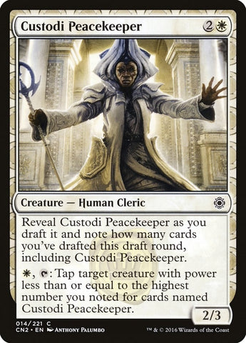 Image for Custodi Peacekeeper (14) [Conspiracy: Take the Crown]