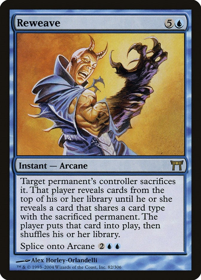 Image for Reweave (82) [Champions of Kamigawa]