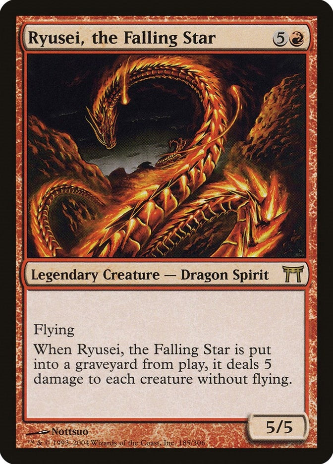 Image for Ryusei, the Falling Star (185) [Champions of Kamigawa]
