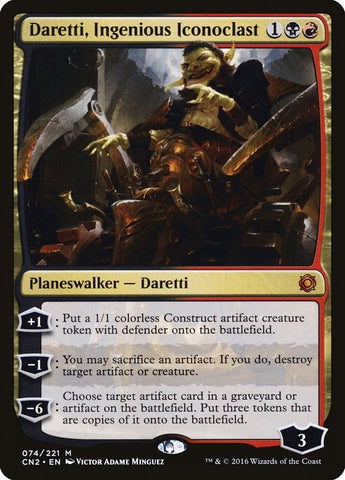 Image for Daretti, Ingenious Iconoclast (74) [Conspiracy: Take the Crown]