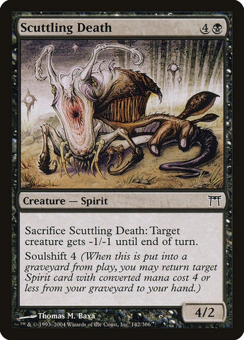 Image for Scuttling Death (142) [Champions of Kamigawa]