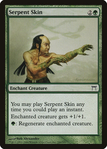 Image for Serpent Skin (240) [Champions of Kamigawa]