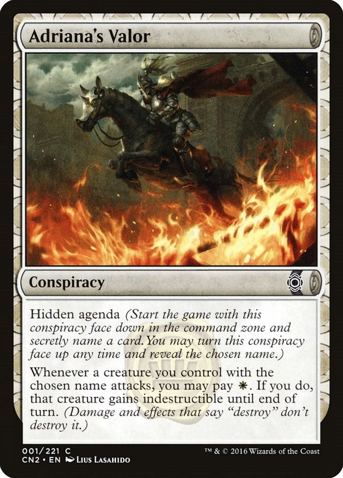 Image for Adriana's Valor (1) [Conspiracy: Take the Crown]