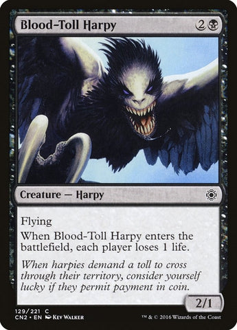 Image for Blood-Toll Harpy (129) [Conspiracy: Take the Crown]