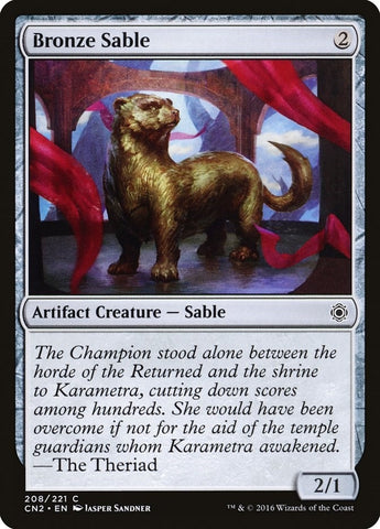 Image for Bronze Sable (208) [Conspiracy: Take the Crown]