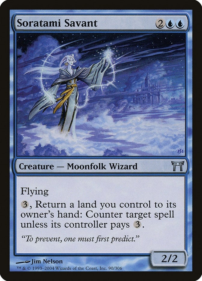 Image for Soratami Savant (90) [Champions of Kamigawa]