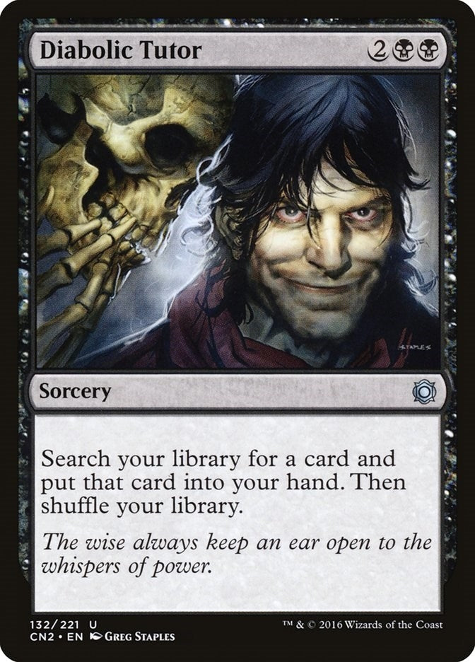 Image for Diabolic Tutor (132) [Conspiracy: Take the Crown]