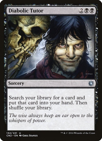 Image for Diabolic Tutor (132) [Conspiracy: Take the Crown]