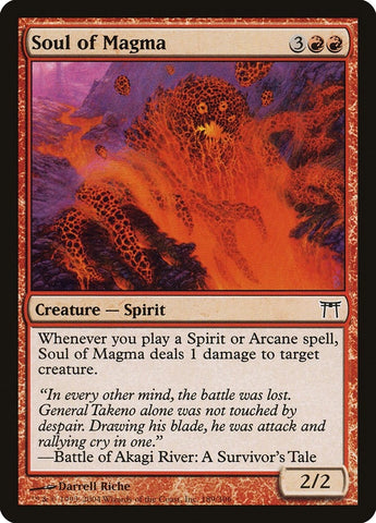Image for Soul of Magma (189) [Champions of Kamigawa]