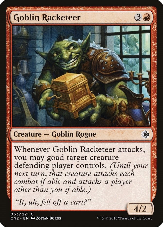 Image for Goblin Racketeer (53) [Conspiracy: Take the Crown]