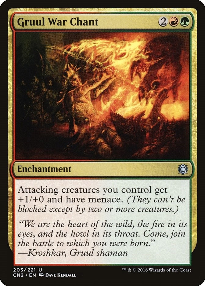 Image for Gruul War Chant (203) [Conspiracy: Take the Crown]