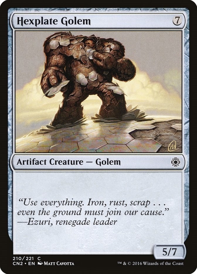 Image for Hexplate Golem (210) [Conspiracy: Take the Crown]