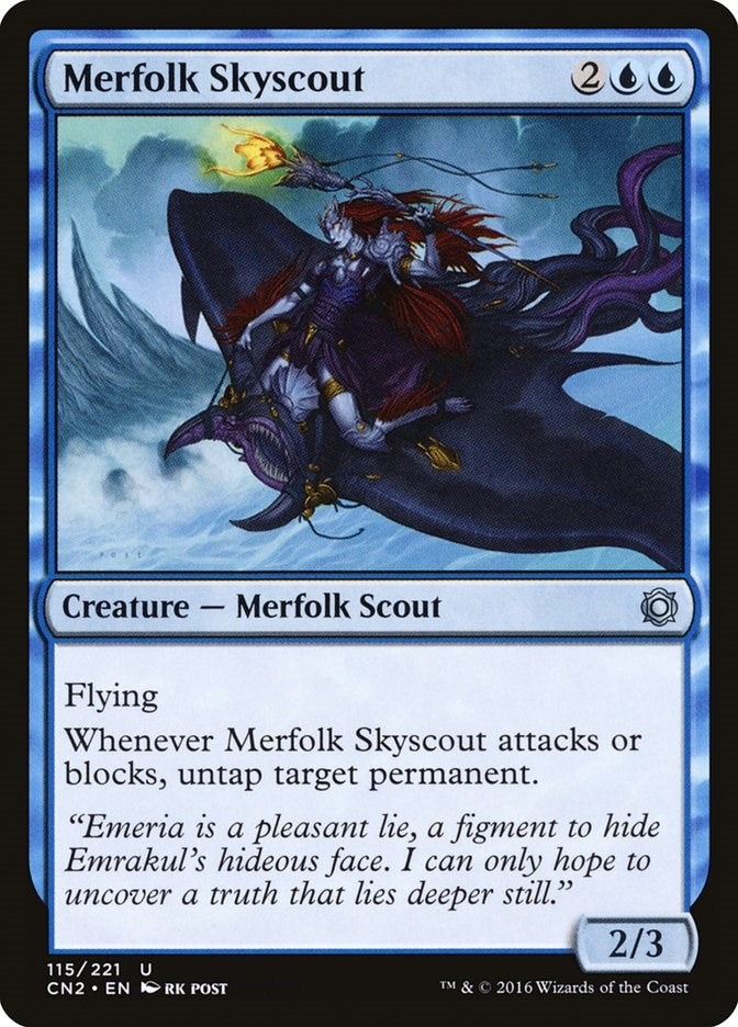 Image for Merfolk Skyscout (115) [Conspiracy: Take the Crown]