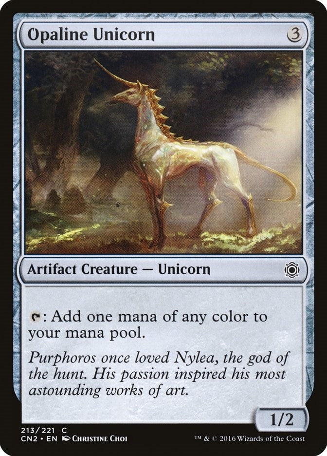 Image for Opaline Unicorn (213) [Conspiracy: Take the Crown]