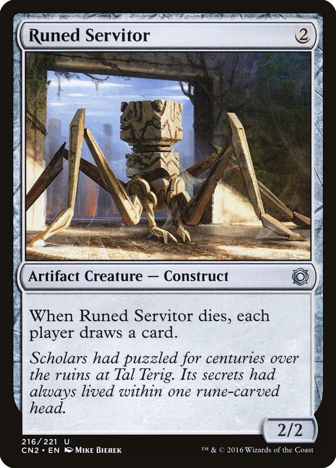 Image for Runed Servitor (216) [Conspiracy: Take the Crown]