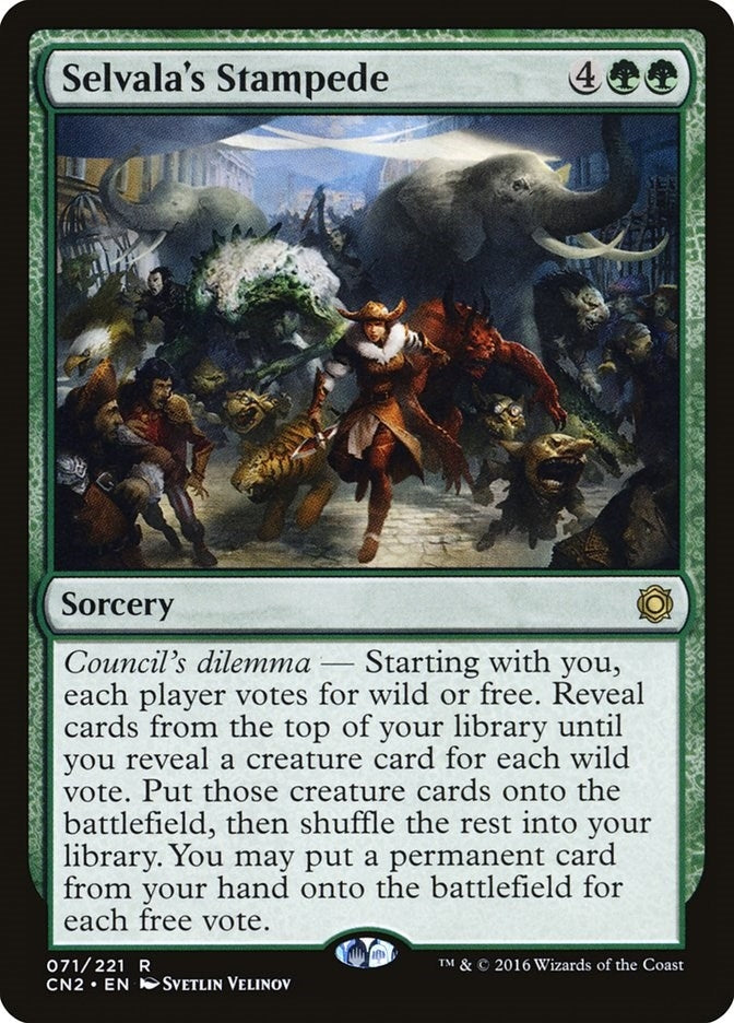 Image for Selvala's Stampede (71) [Conspiracy: Take the Crown]