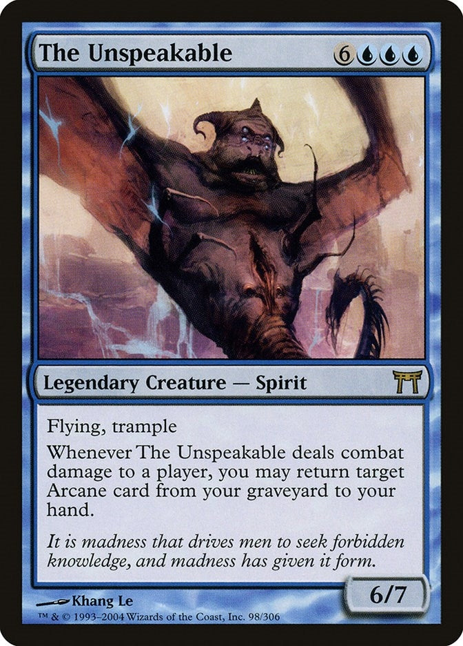 Image for The Unspeakable (98) [Champions of Kamigawa]