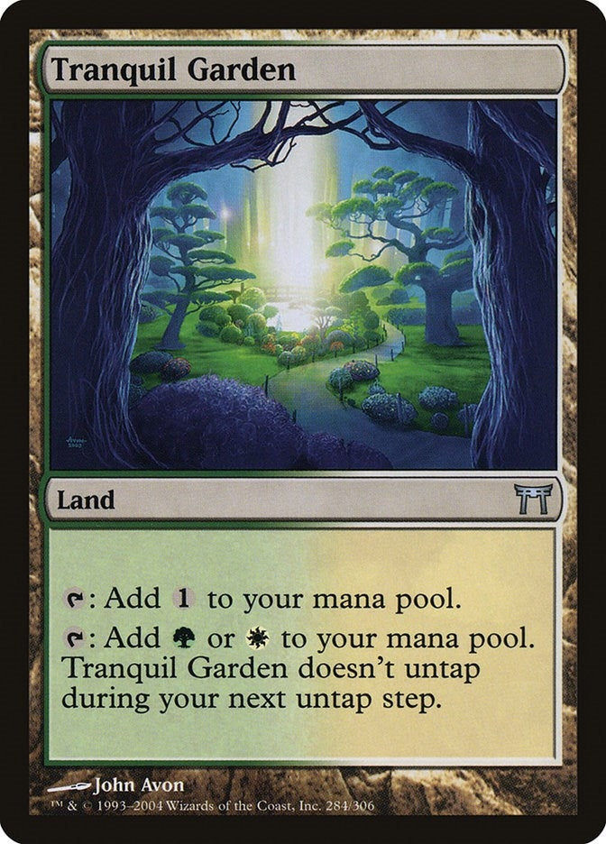 Image for Tranquil Garden (284) [Champions of Kamigawa]