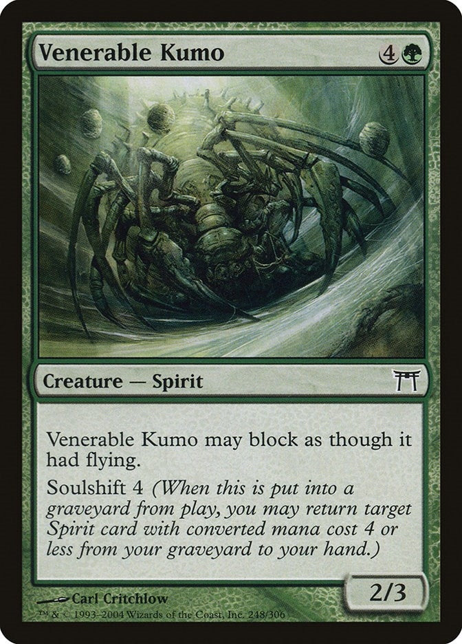 Image for Venerable Kumo (248) [Champions of Kamigawa]