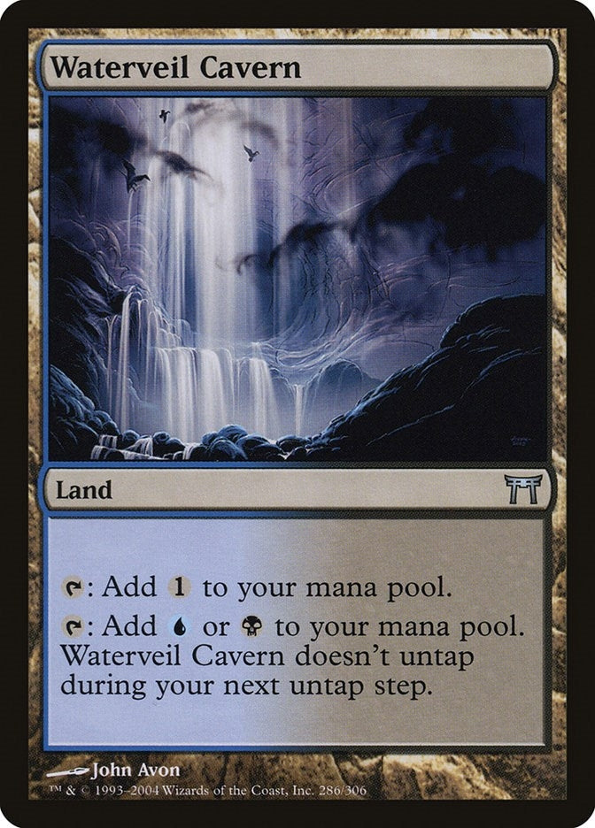 Image for Waterveil Cavern (286) [Champions of Kamigawa]