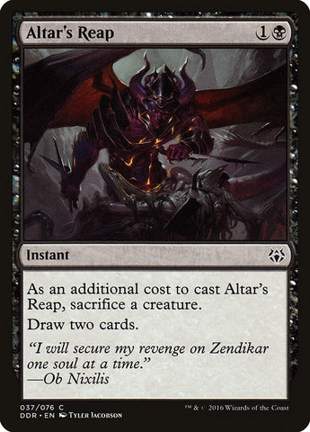 Image for Altar's Reap (37) [Duel Decks: Nissa vs. Ob Nixilis]