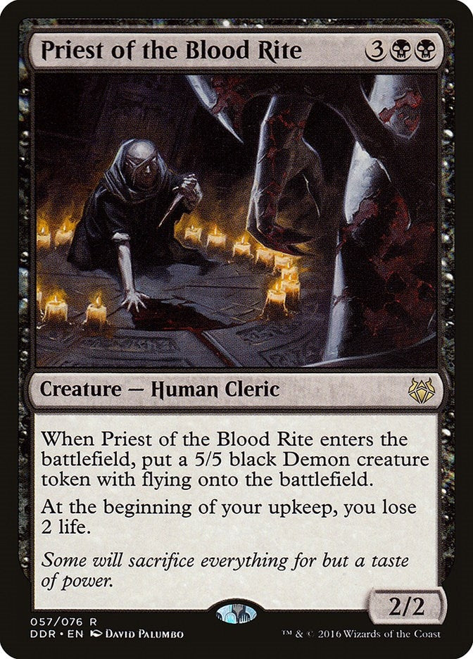 Image for Priest of the Blood Rite (57) [Duel Decks: Nissa vs. Ob Nixilis]