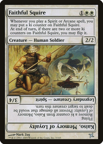 Image for Faithful Squire (3) [Betrayers of Kamigawa]