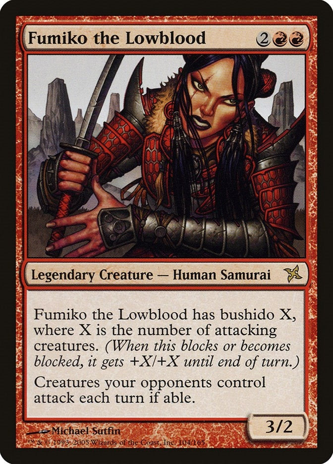 Image for Fumiko the Lowblood (104) [Betrayers of Kamigawa]