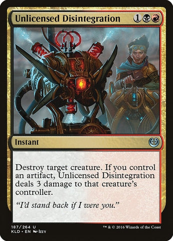 Image for Unlicensed Disintegration (187) [Kaladesh]