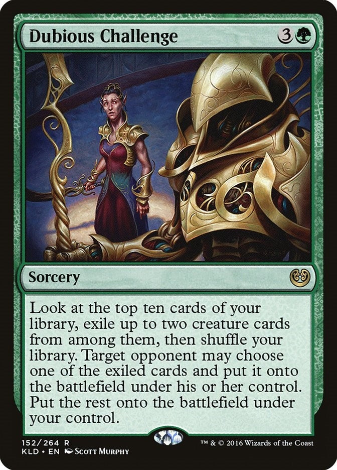 Image for Dubious Challenge (152) [Kaladesh]