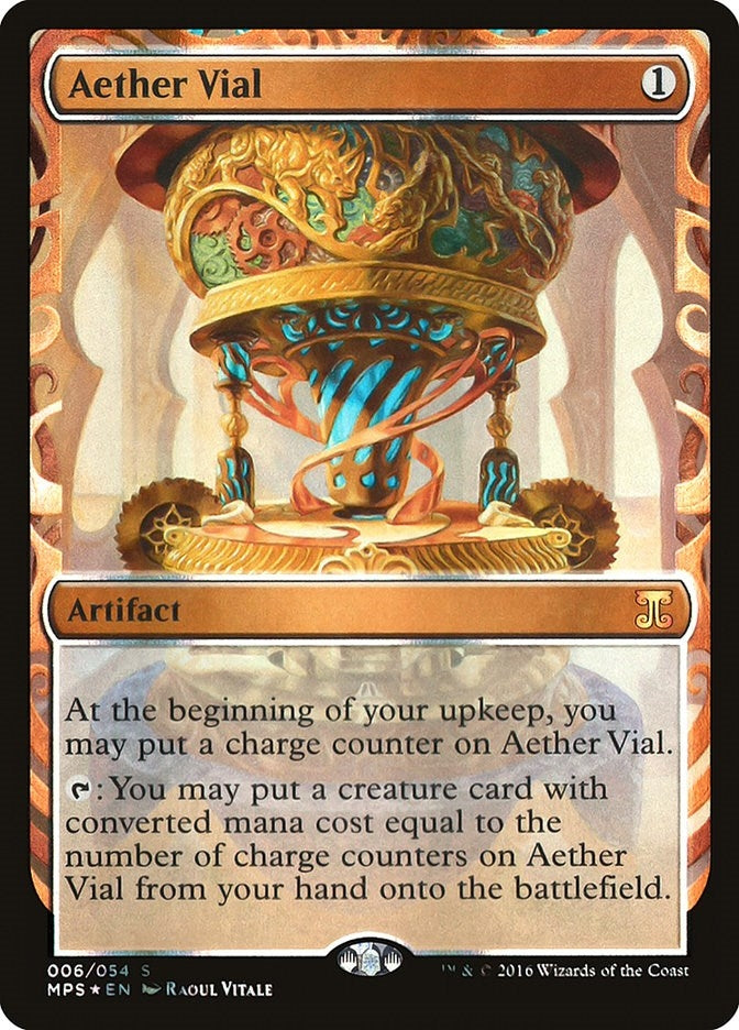 Image for Aether Vial (6) [Masterpiece Series: Kaladesh Inventions]