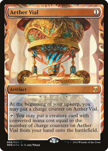 Image for Aether Vial (6) [Masterpiece Series: Kaladesh Inventions]